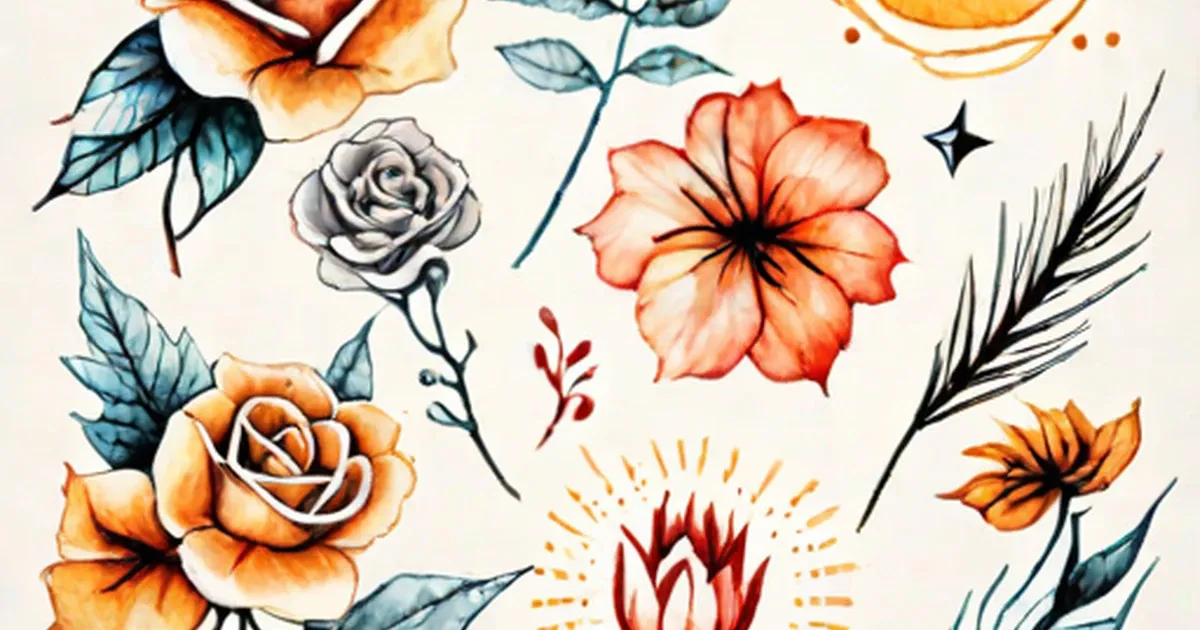 12 Beautiful Watercolor Tattoos Worth Getting
