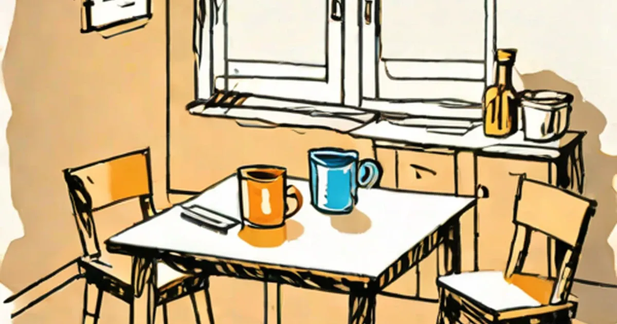 Child Table and Chairs: Preparing a Special Work Area