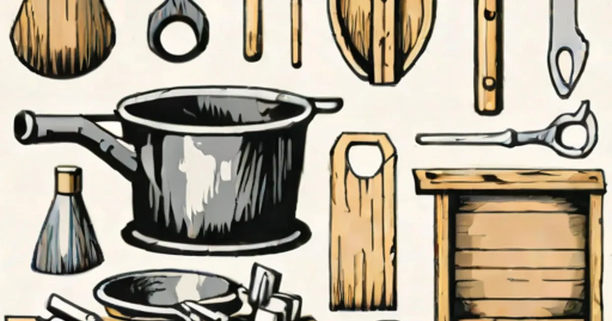 Colonial Blacksmith Tools