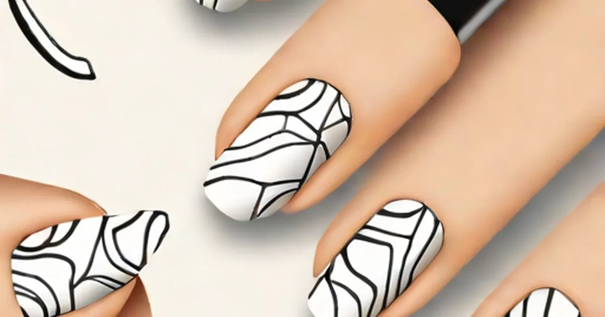 Create Marble Nail Art Using Water