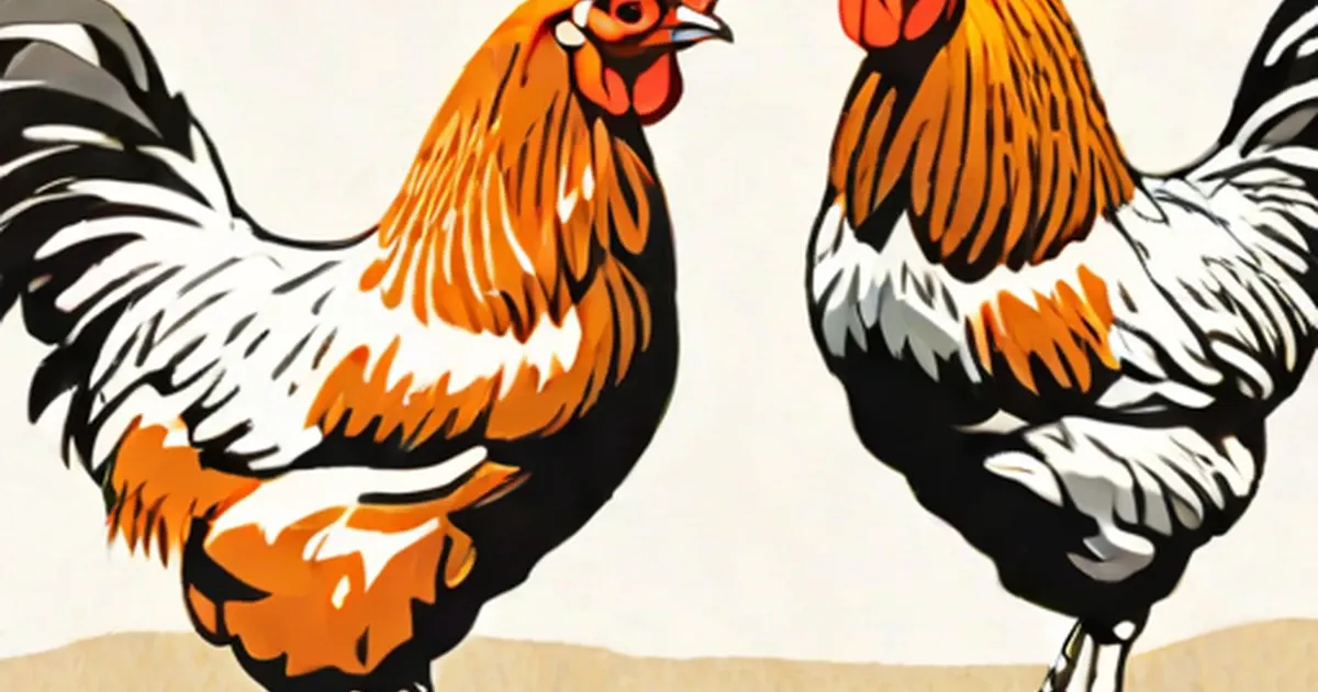 Difference between Barred Rock and Dominique Chickens
