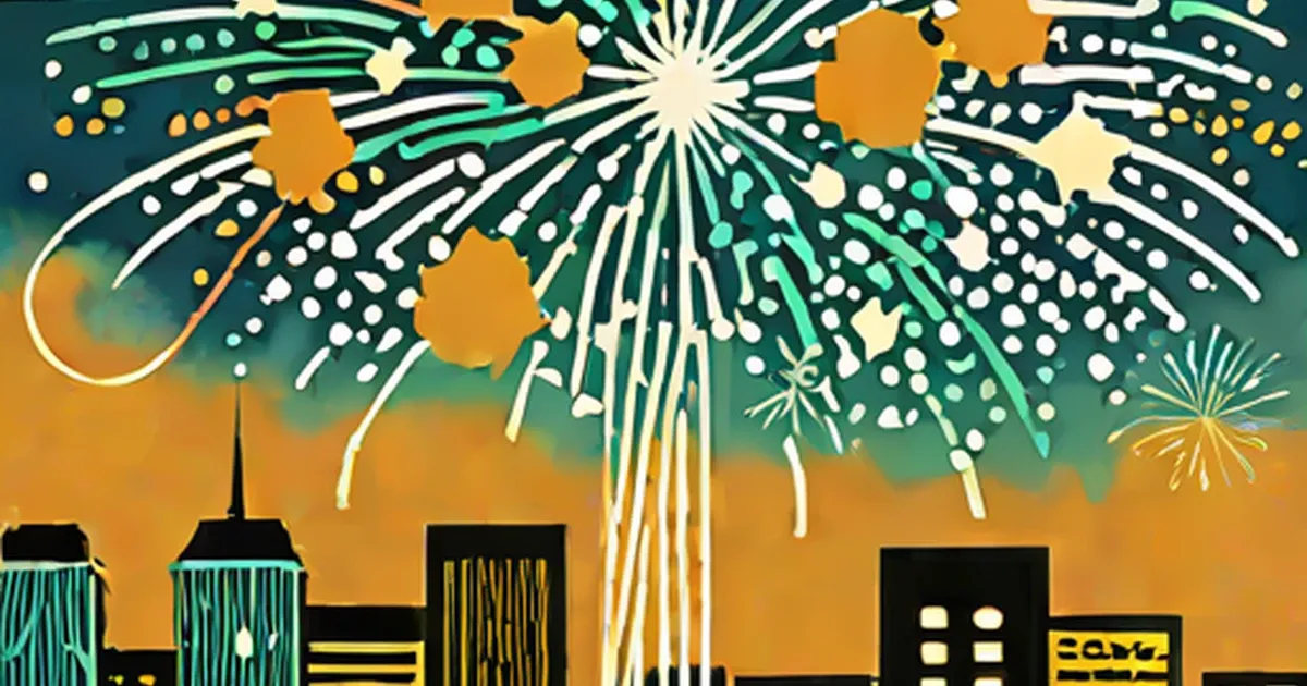 Do fireworks celebrations cause any significant pollution?
