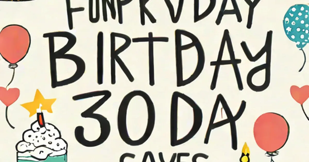 Funny 30th Birthday Quotes and Sayings