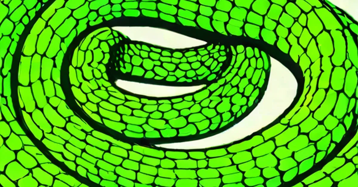 Green Mamba Snake