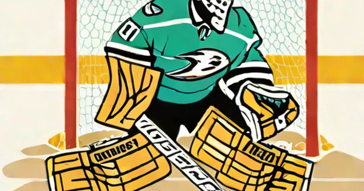 Jean Sebastian Giguere — Ducks mighty goalie