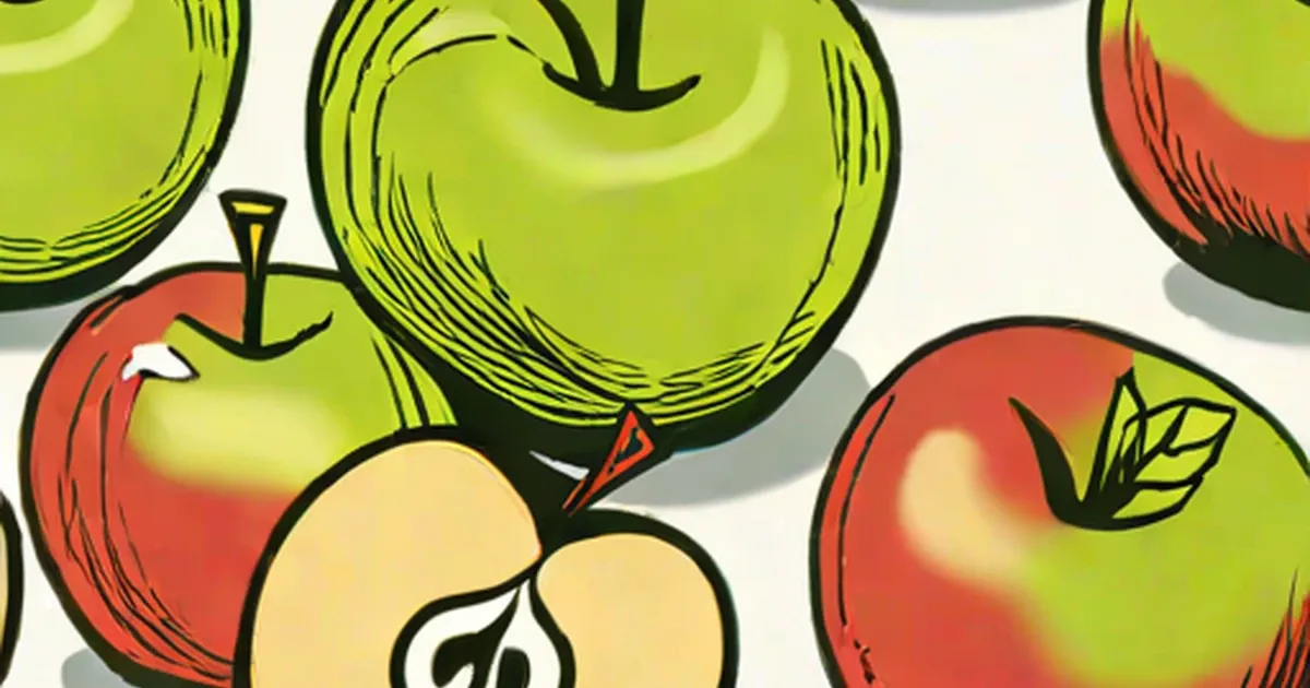 Losing weight fast with apples!