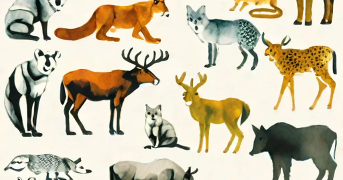 Nocturnal Animals List