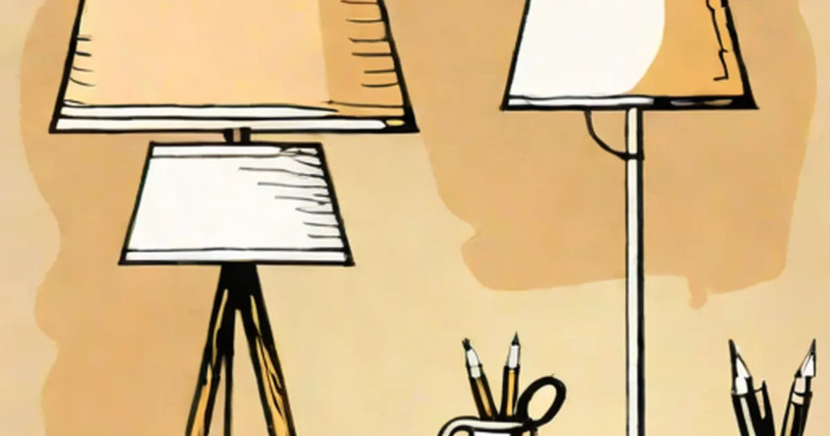 Paper Lamp Shades: How to Make a Paper Lamp Shade