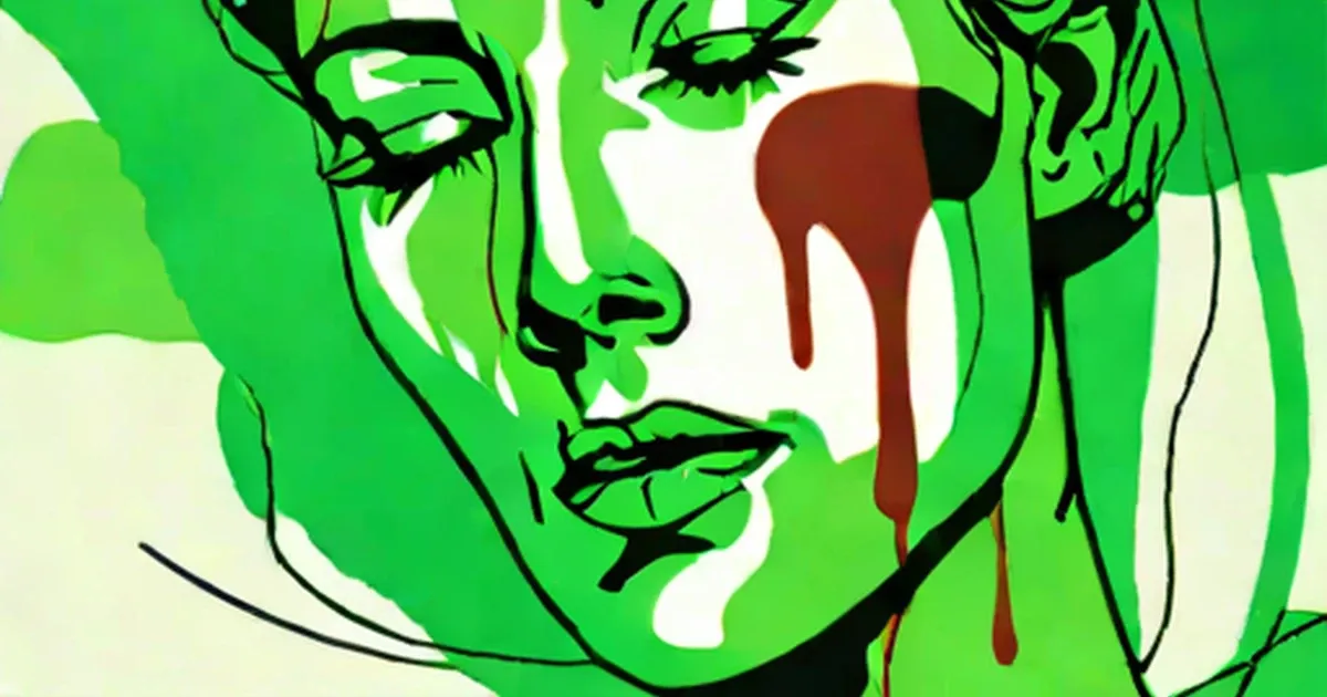 Patient Oozes Green Blood