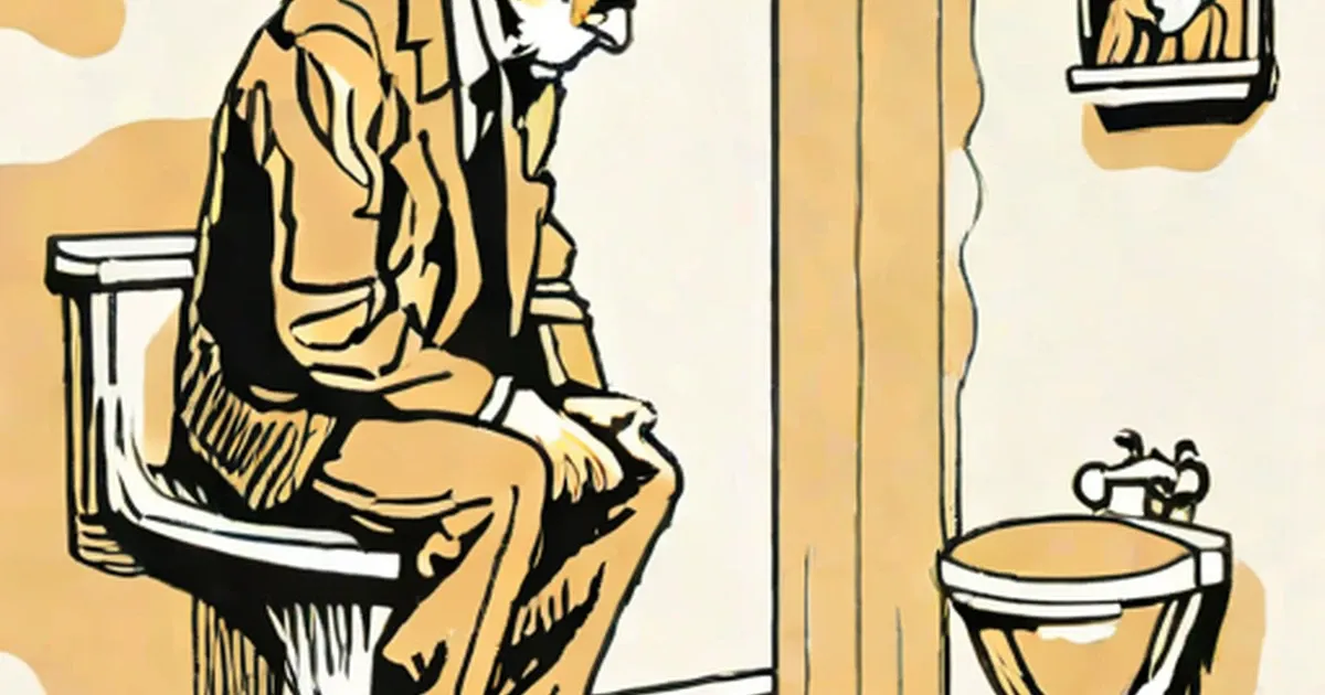 The Old Man and the Urinal - Paris Ponders a Surreal Question of the Value of Art